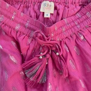 Surf Gypsy Hot Pink Metallic Women's Shorts